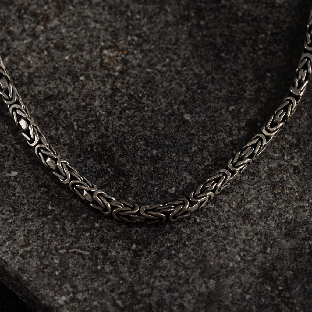 Byzantine Chain 925 Sterling Silver Necklace