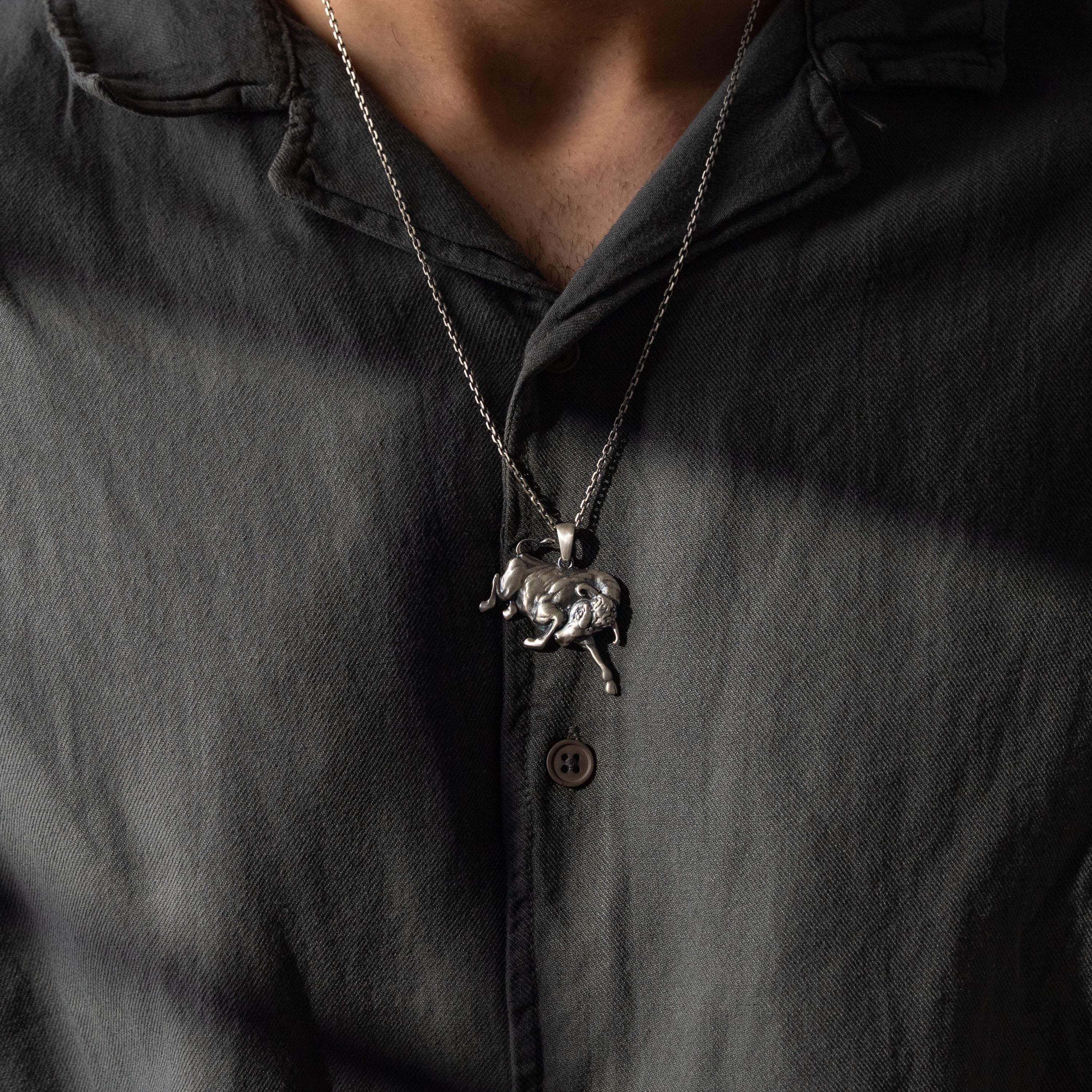 Bull 925 Sterling Silver Pendant