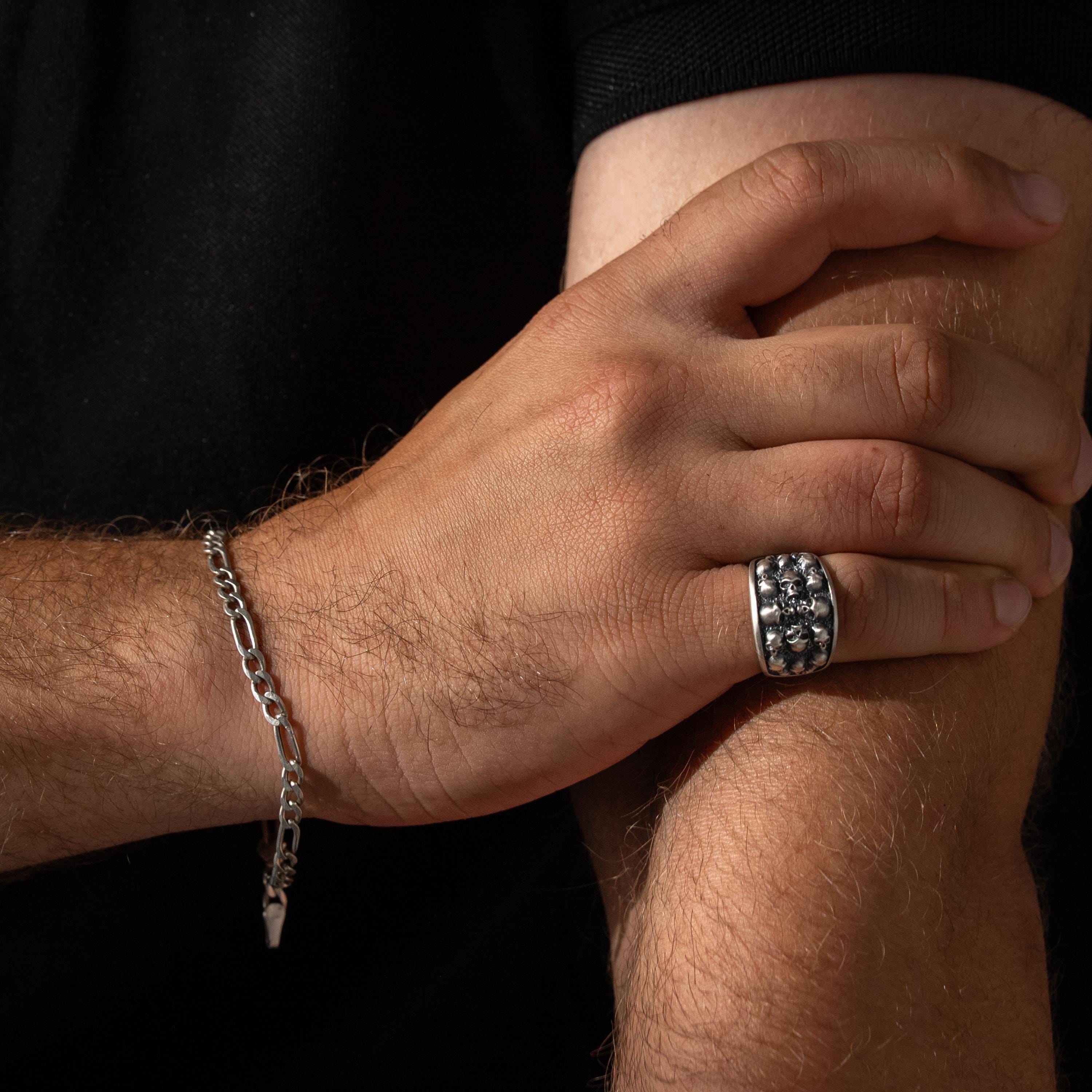 Skulls Sterling Silver Ring