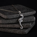 Seahorse 925 Sterling Silver Pendant Necklace
