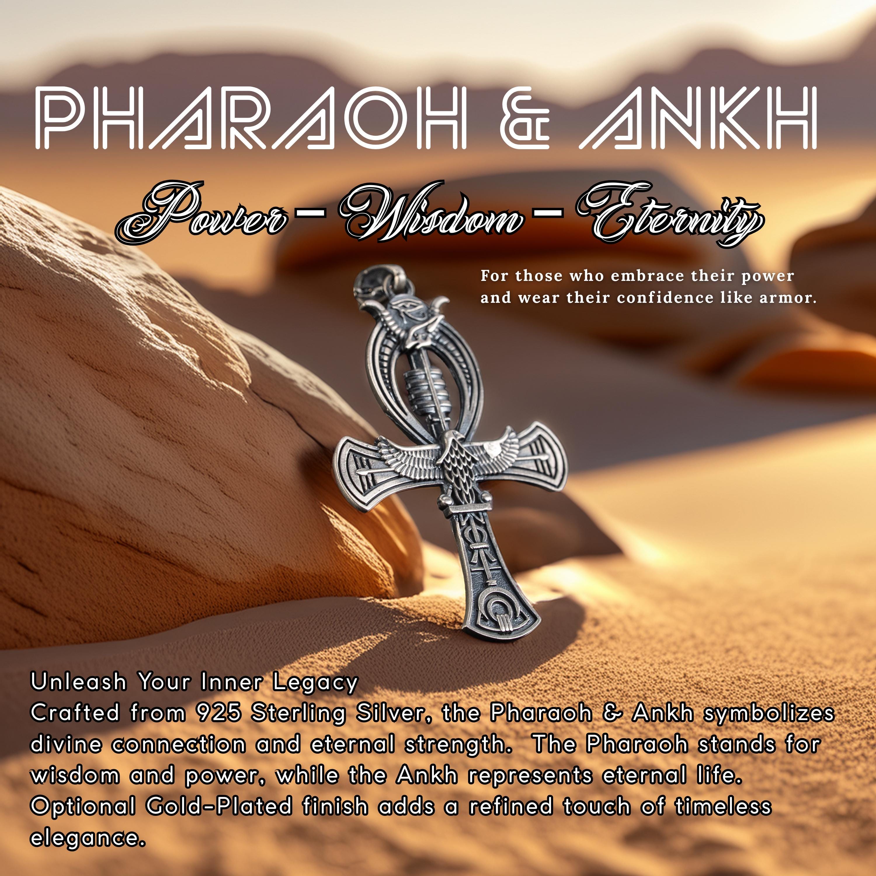 Ankh 925 Sterling Silver Handmade Pendant