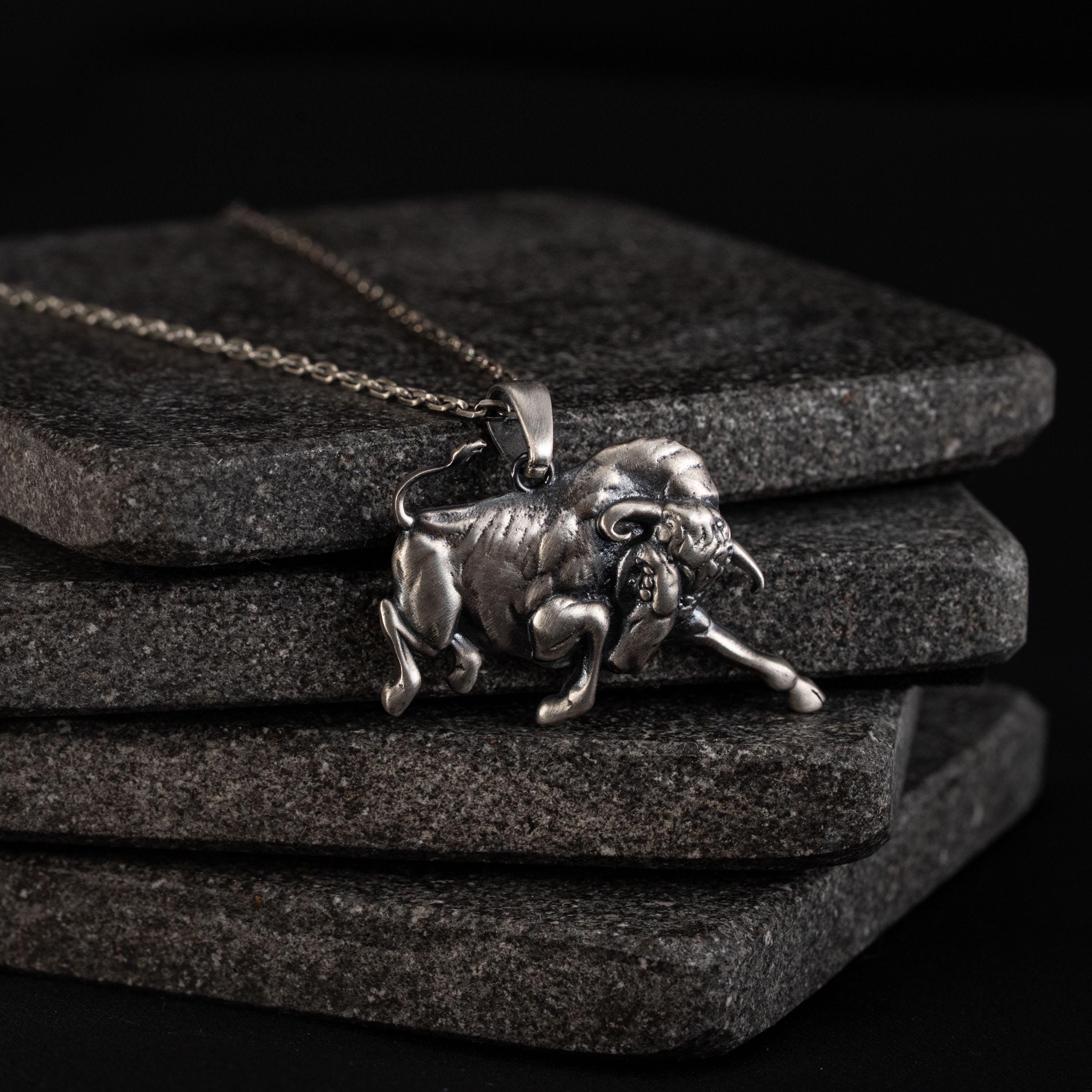 Bull 925 Sterling Silver Pendant