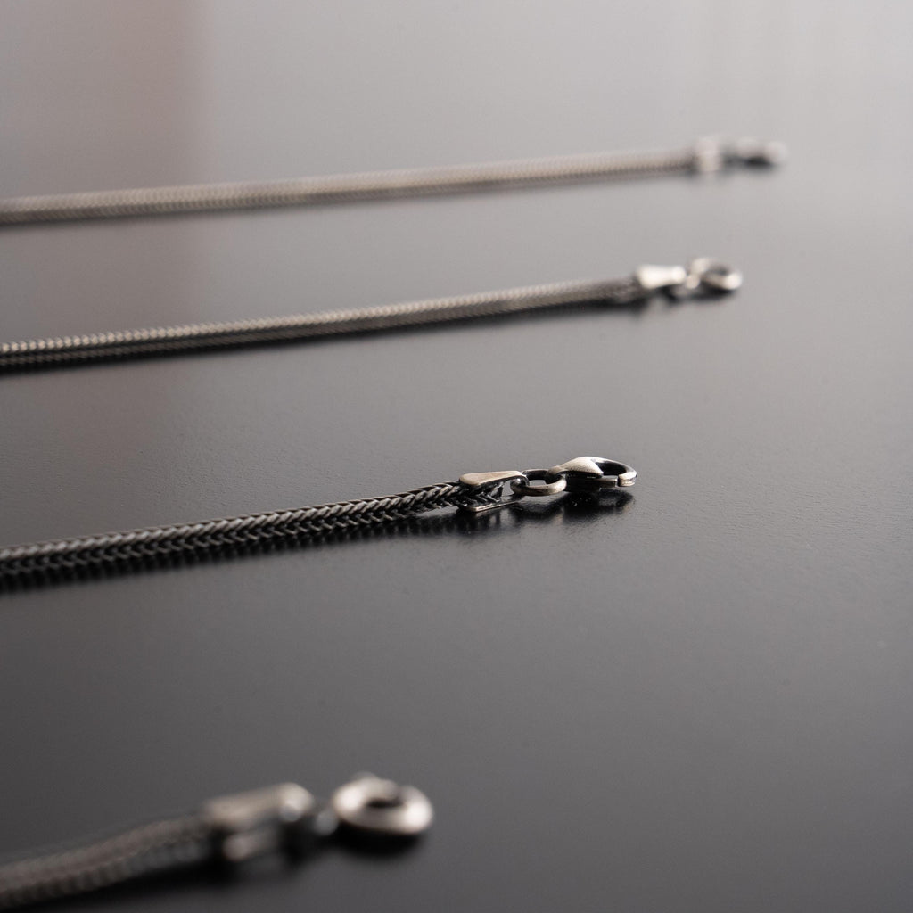 925 Sterling Silver Fox Tail Chain Necklace