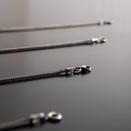 925 Sterling Silver Fox Tail Chain Necklace