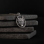 Hannya Mask 925 Sterling Silver  Pendant