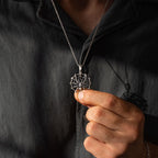 Spider Web 925 Sterling Silver Pendant Gothic Spider Necklace