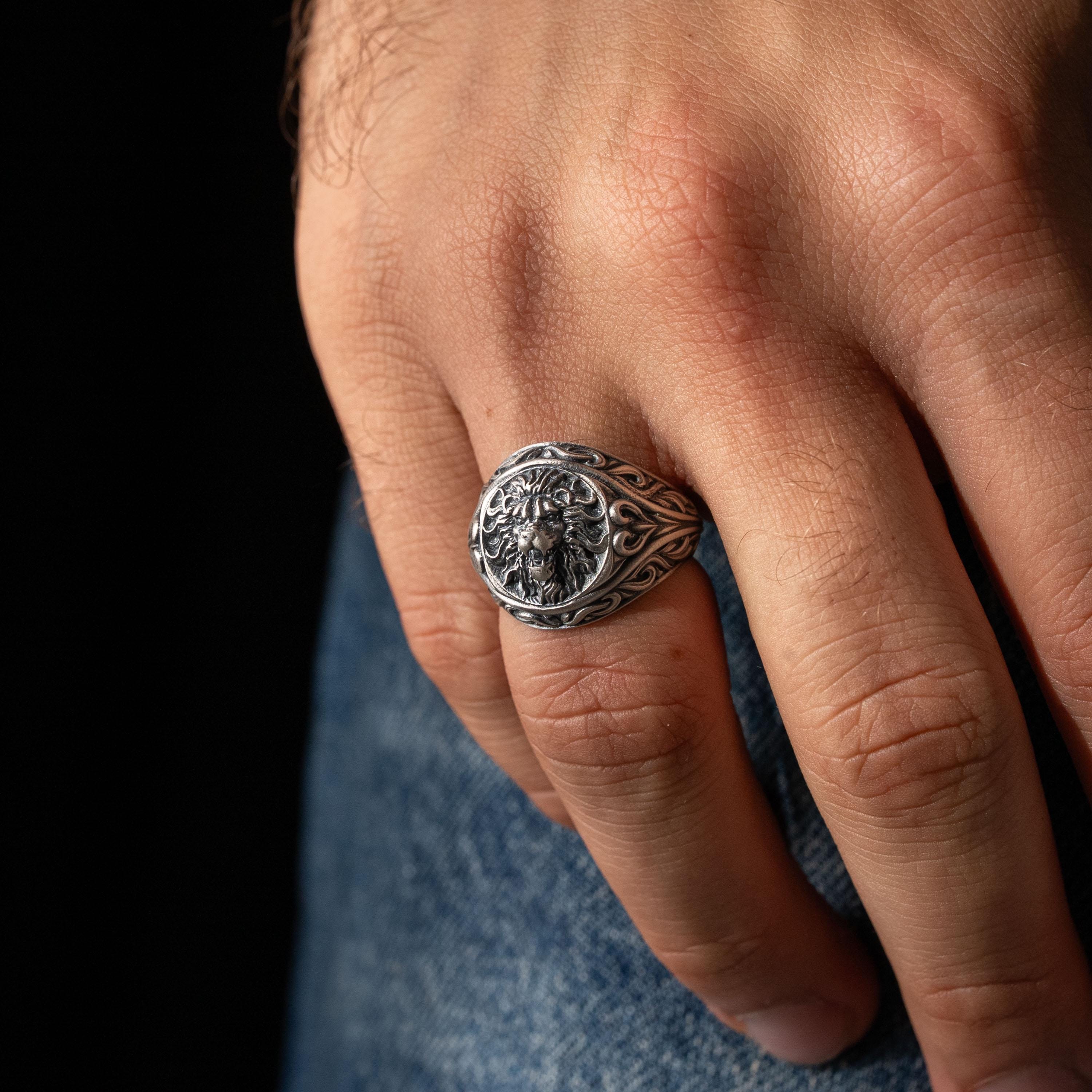 Lion 925 Sterling Silver Ring