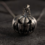 Pumpkin 925 Sterling Silver Necklace