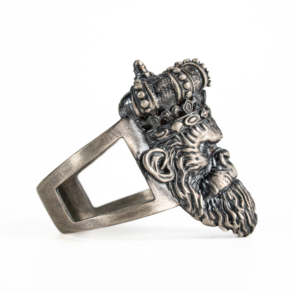 Gorilla Head 925 Sterling Silver Biker Ring