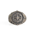 Compass Sterling Silver Ring