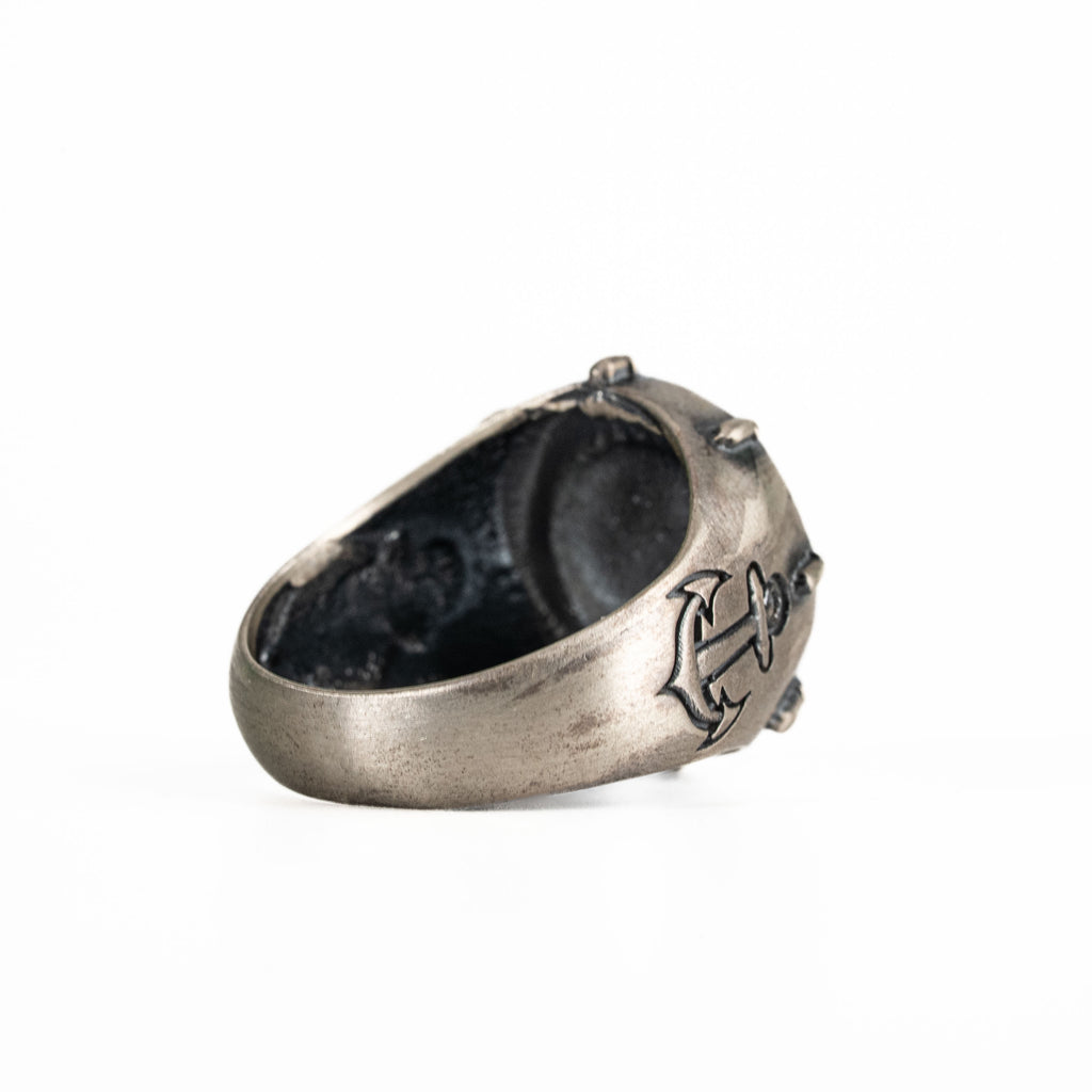 Compass Sterling Silver Ring