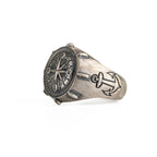 Compass Sterling Silver Ring