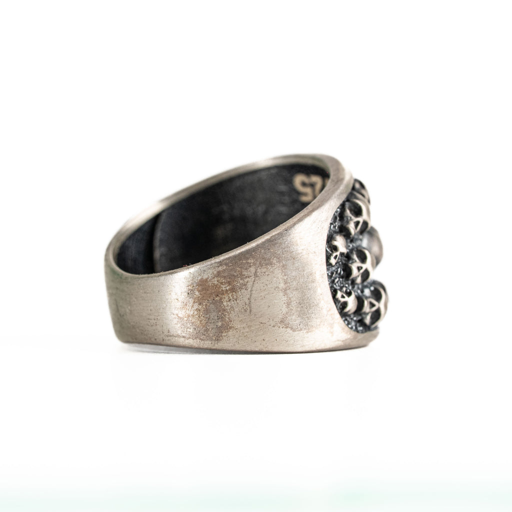 Skulls Sterling Silver Ring