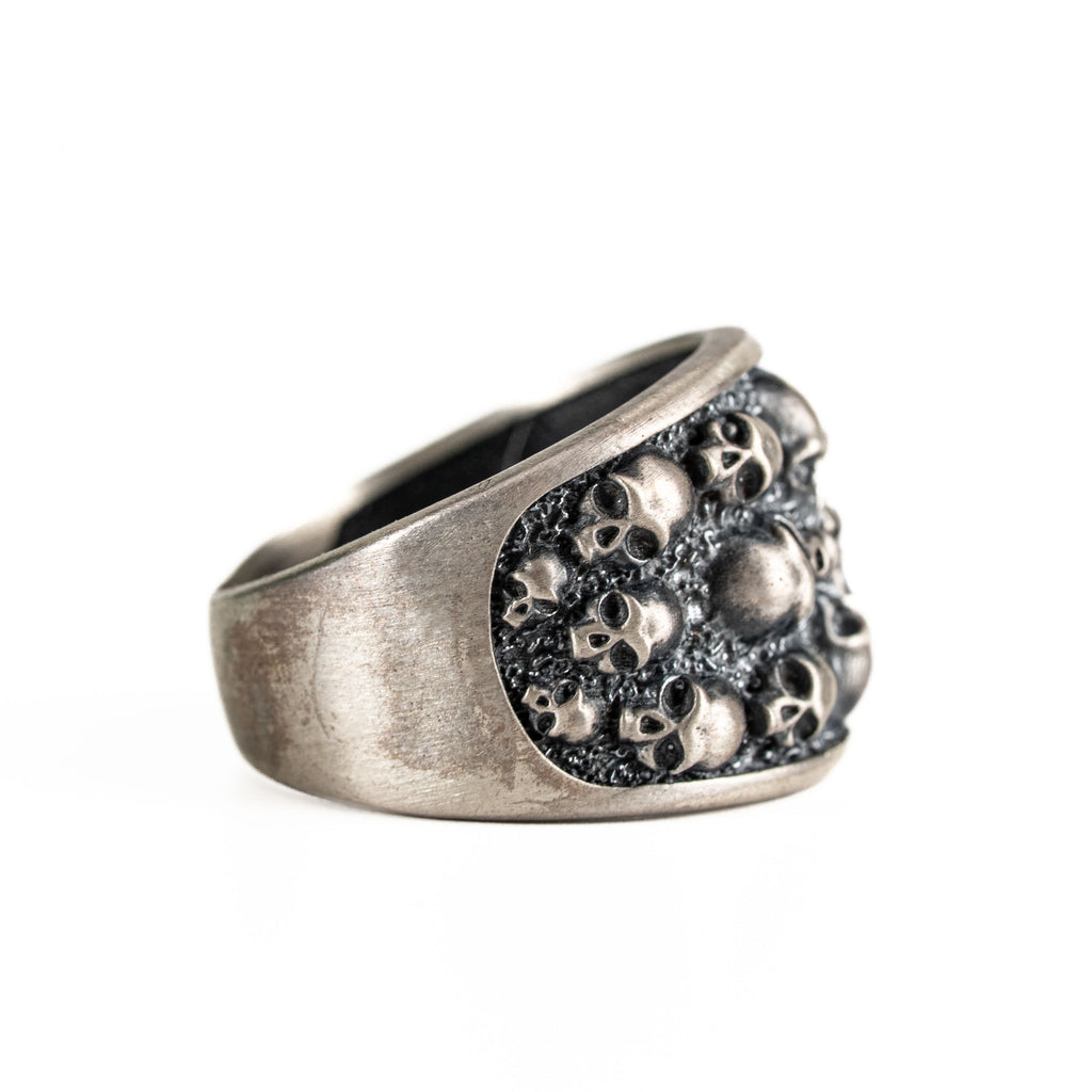 Skulls Sterling Silver Ring