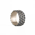 Honeycomb 925 Sterling Silver Ring