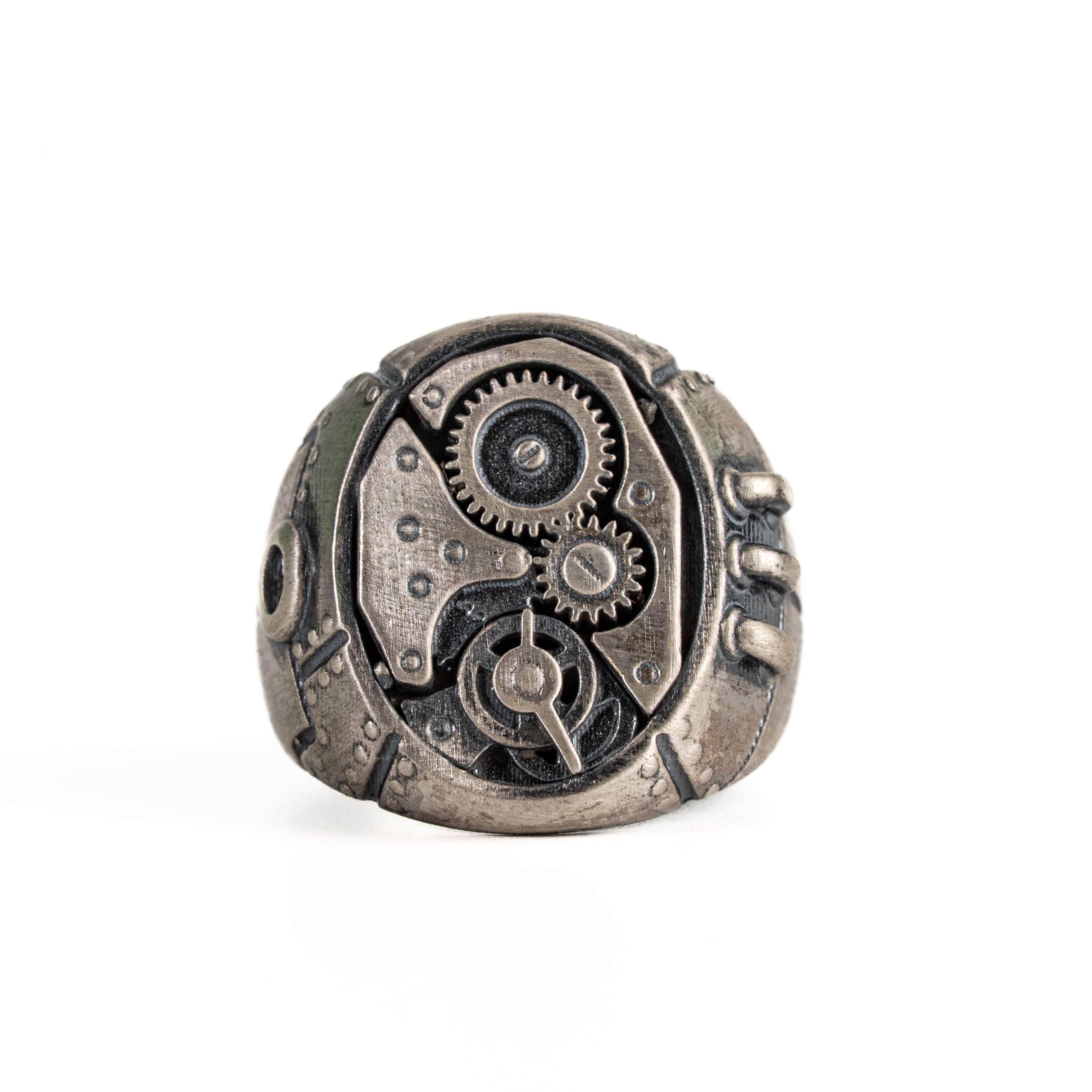 Steampunk Handmade 925 Sterling Silver Ring