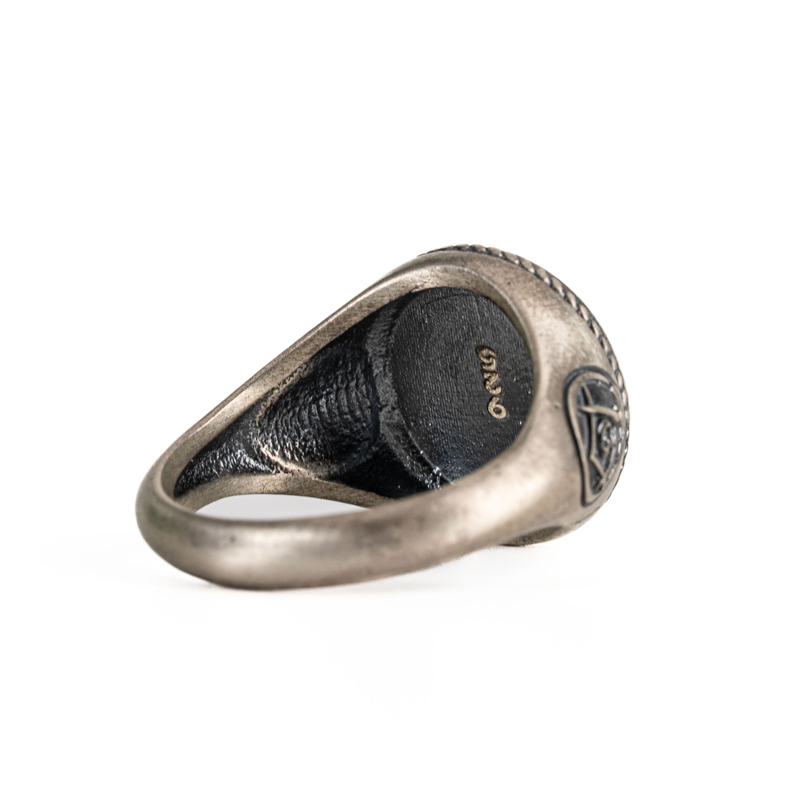 925 Sterling Silver Owl Skull Ring