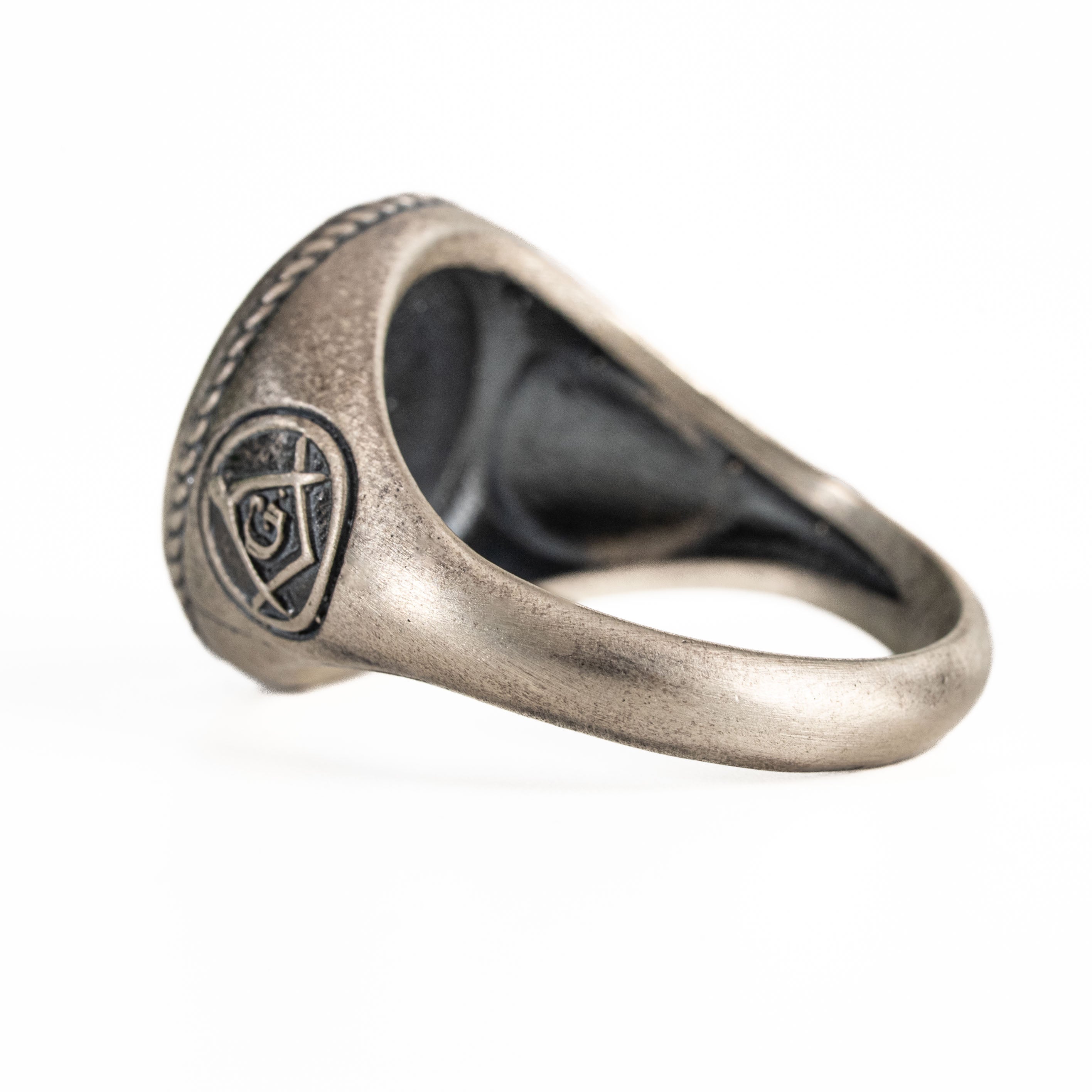 925 Sterling Silver Owl Skull Ring