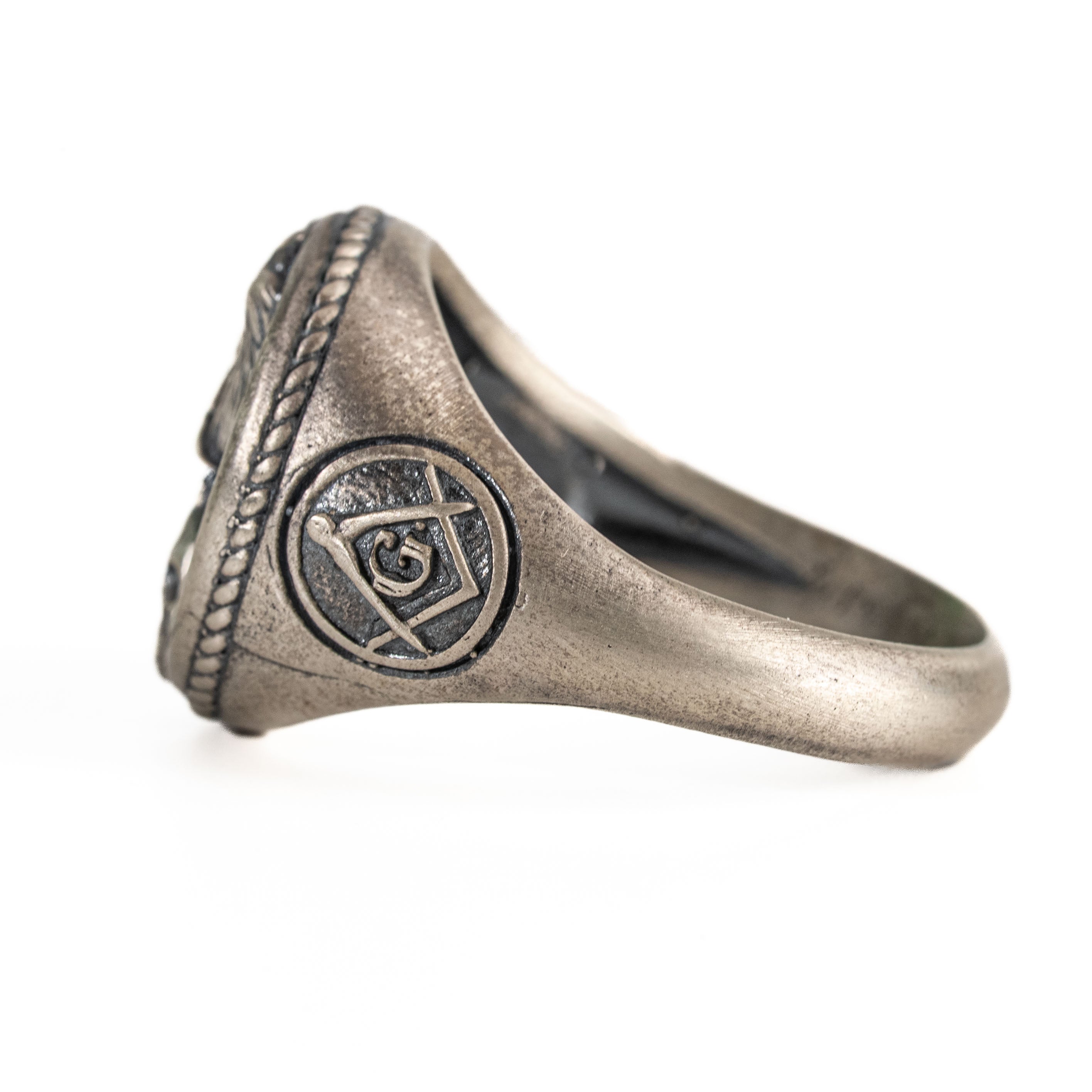 925 Sterling Silver Owl Skull Ring