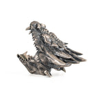 925 Sterling Silver Dragon Head Ring for Men