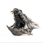 925 Sterling Silver Dragon Head Ring for Men