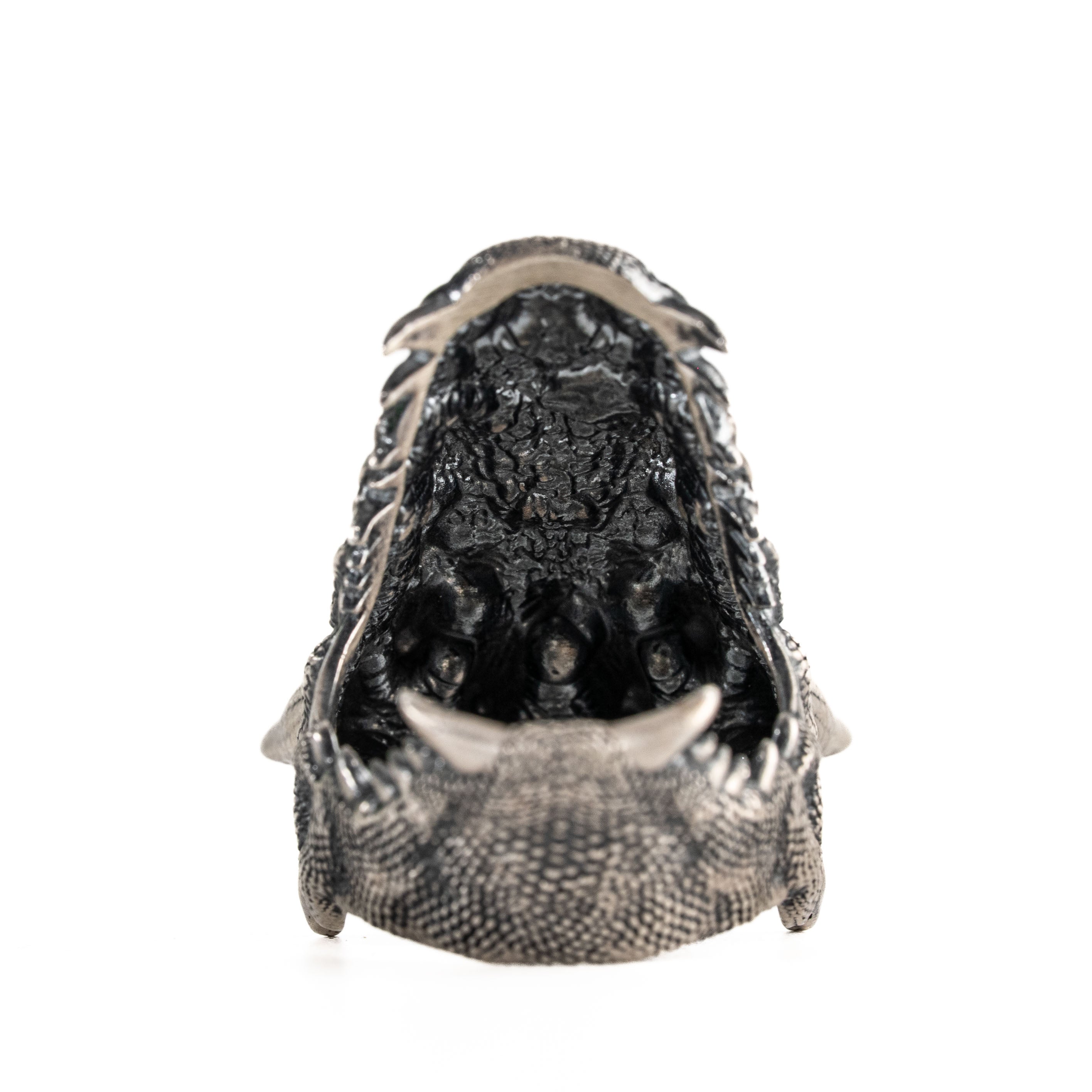 925 Sterling Silver Dragon Head Ring for Men