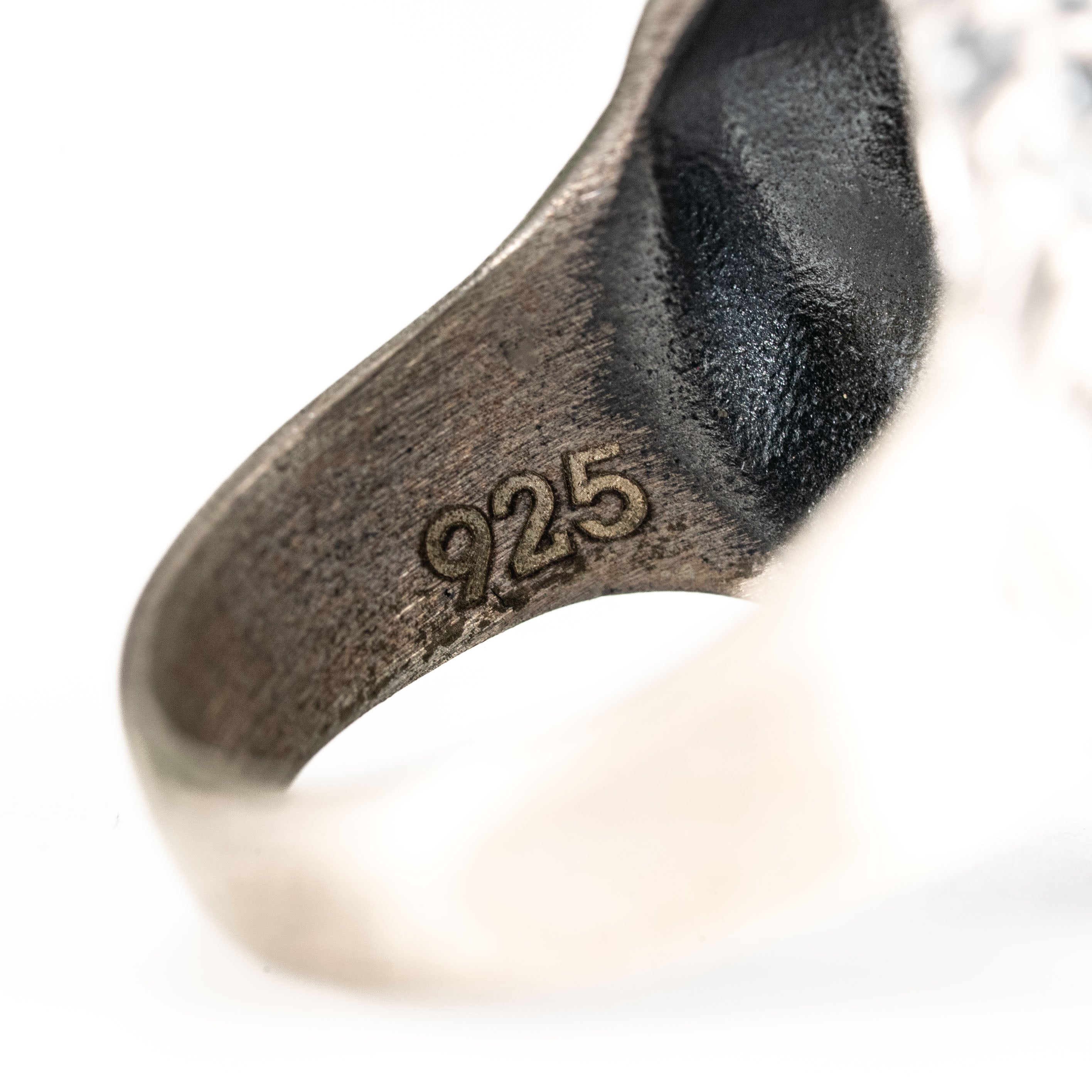 Sterling Silver Wolf Head Ring