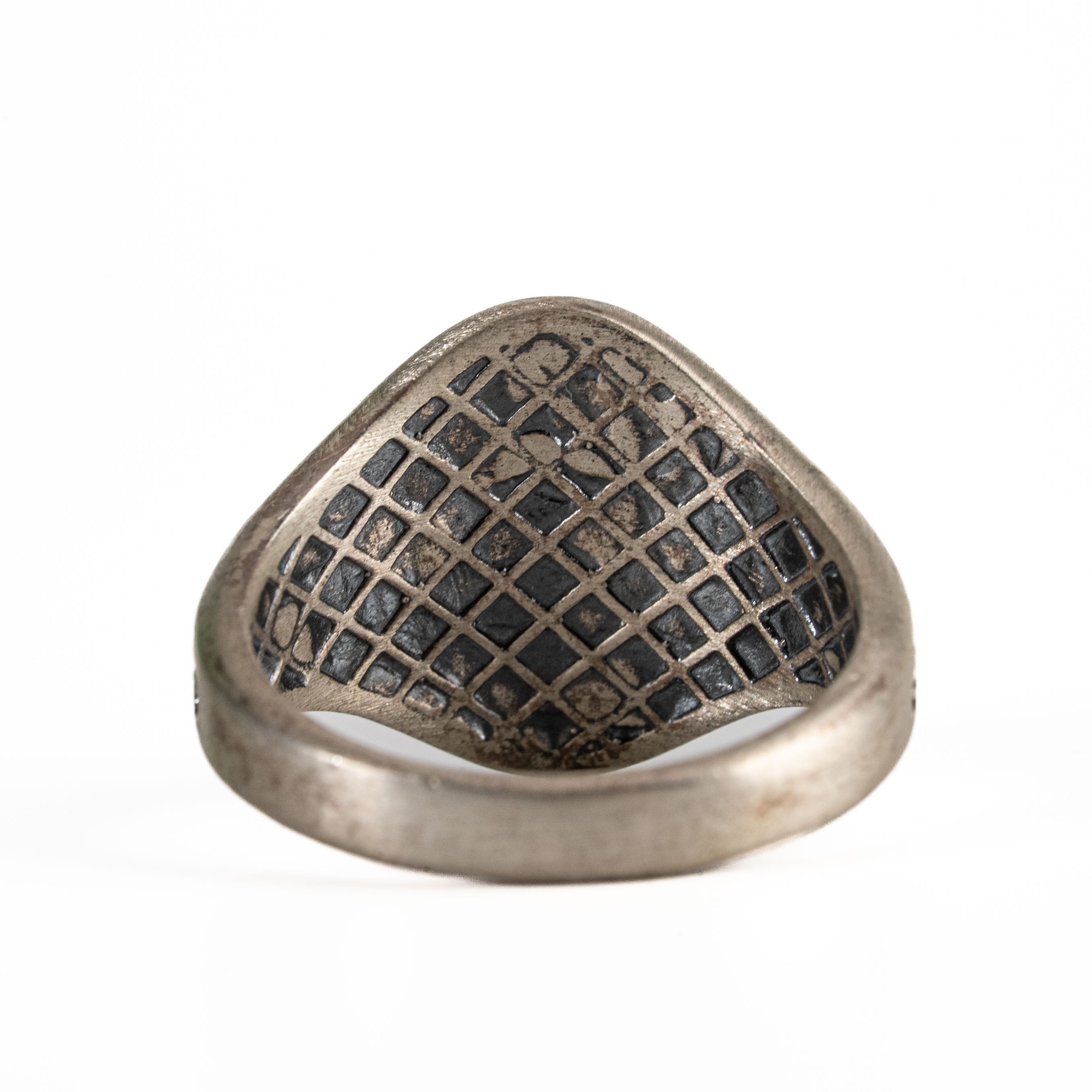 Sterling Silver Aries Ram Head Signet Ring