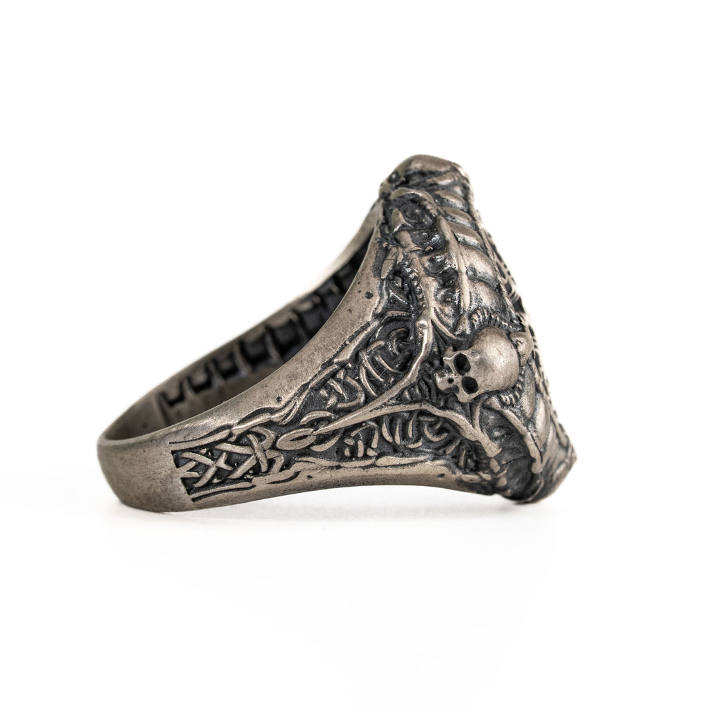 Helm of Awe Viking Sterling Silver Ring