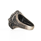 Helm of Awe Viking Sterling Silver Ring