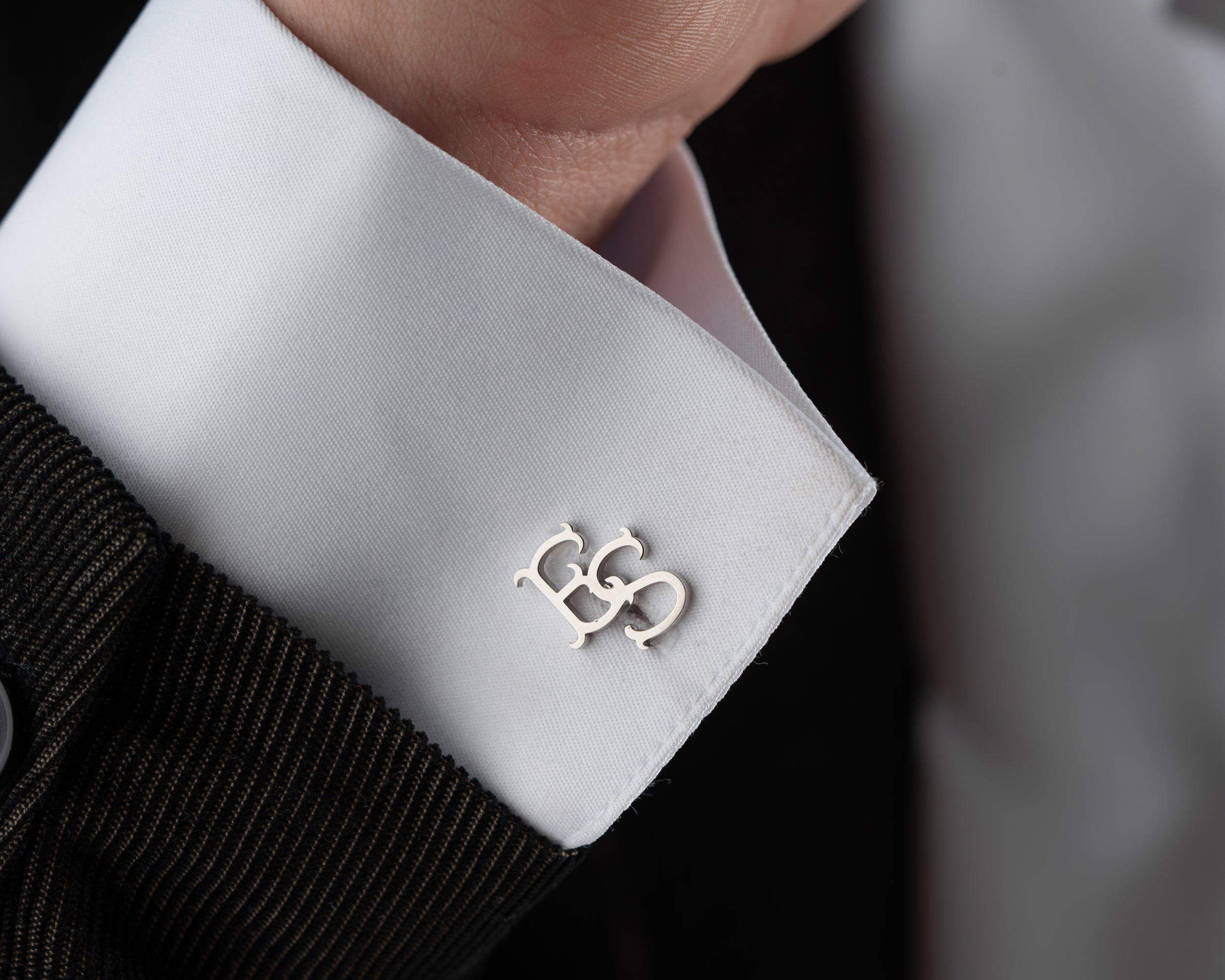 Custom Initial Monogram Cufflinks