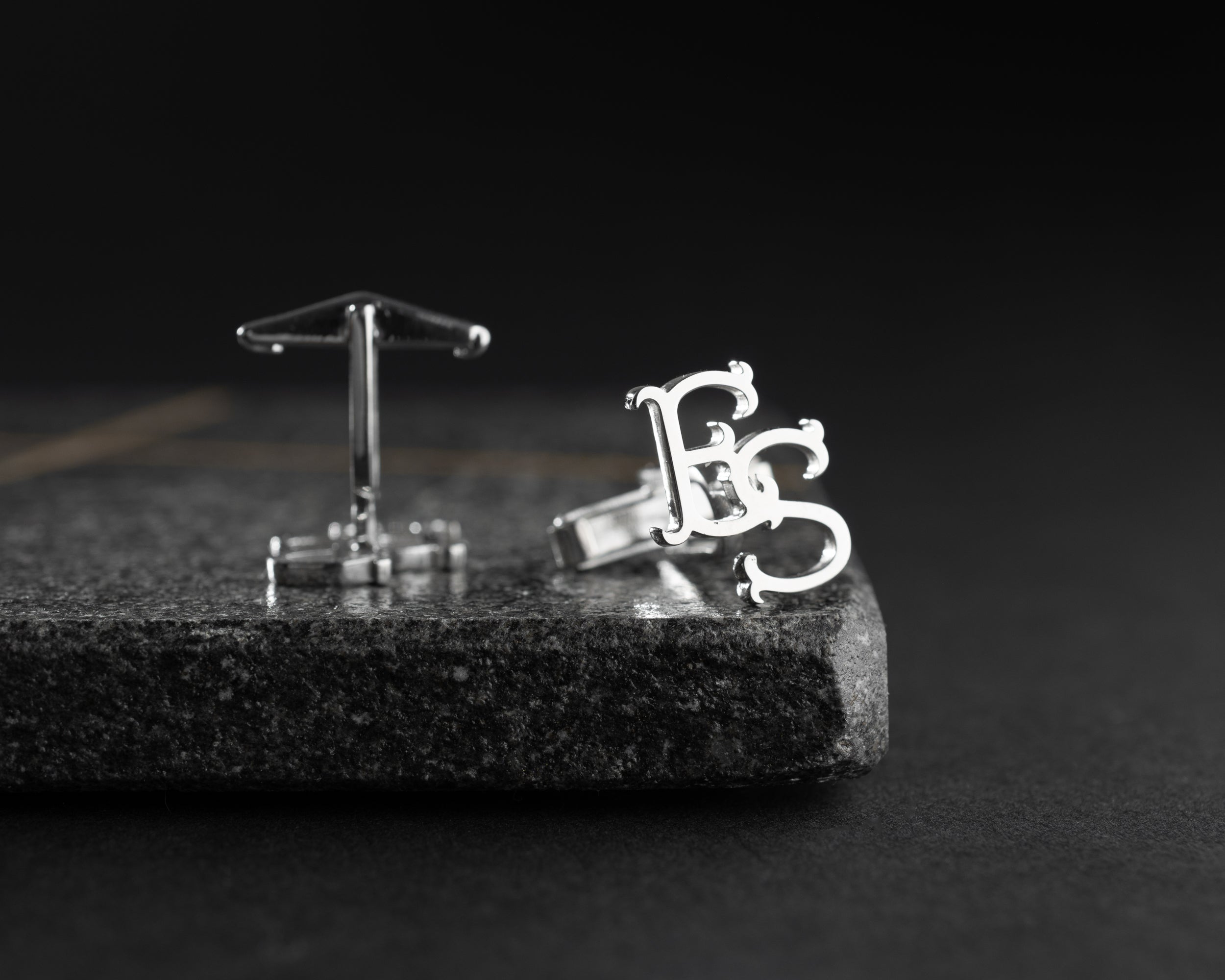 Custom Initial Monogram Cufflinks