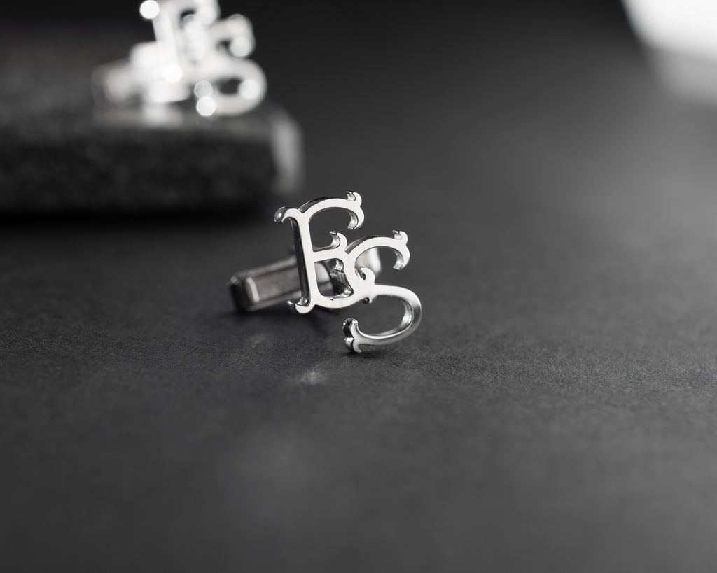 Custom Initial Monogram Cufflinks