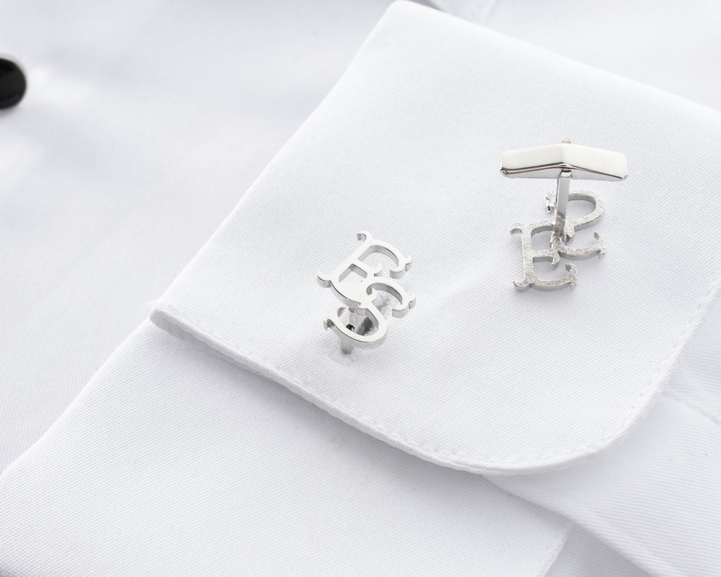 Custom Initial Monogram Cufflinks