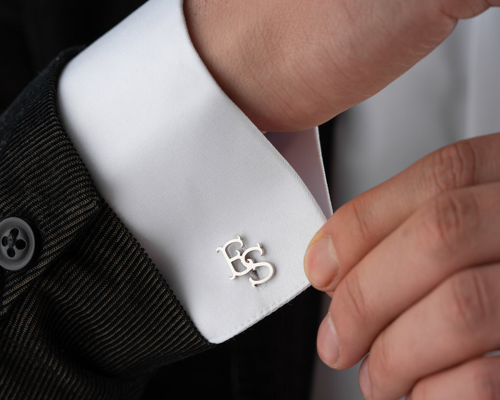 Custom Initial Monogram Cufflinks