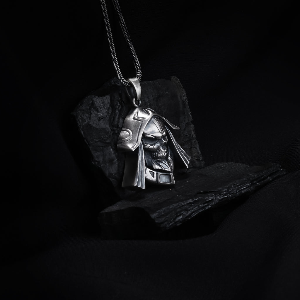 Samurai Skull Pendant