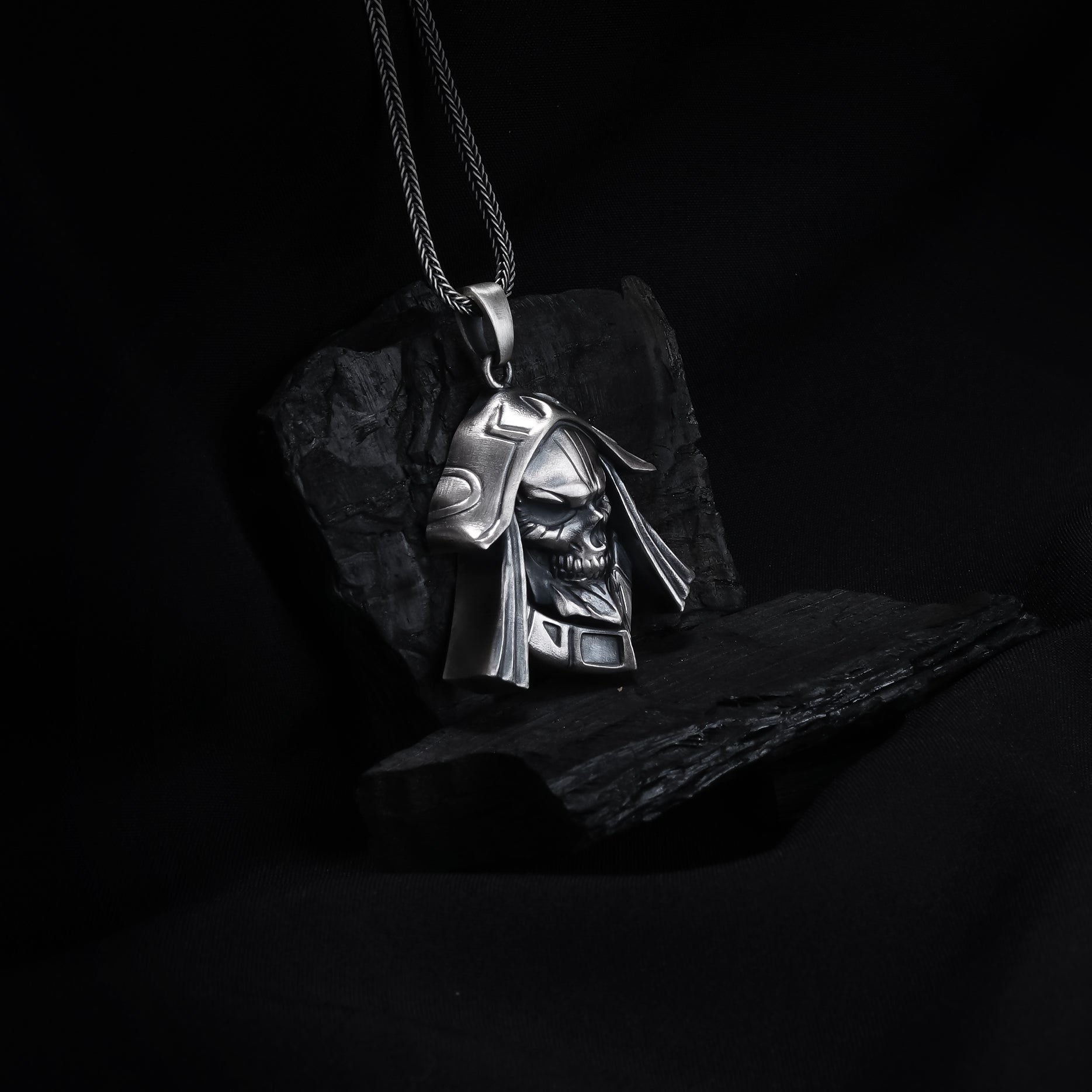Samurai Skull Pendant