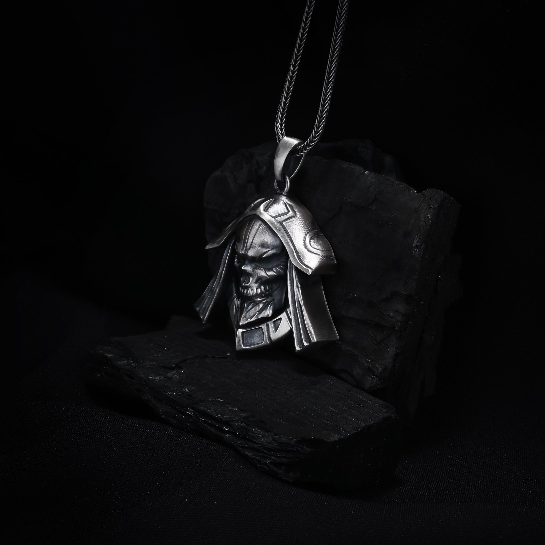 Samurai Skull Pendant
