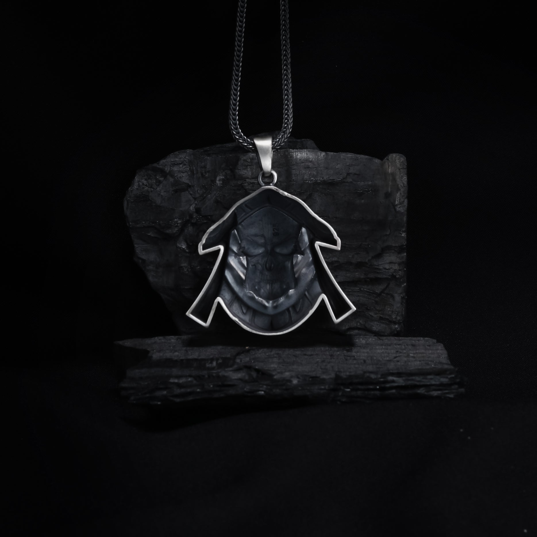 Samurai Skull Pendant