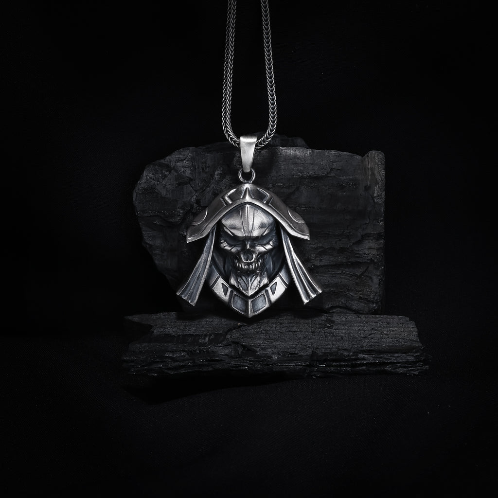 Samurai Skull Pendant