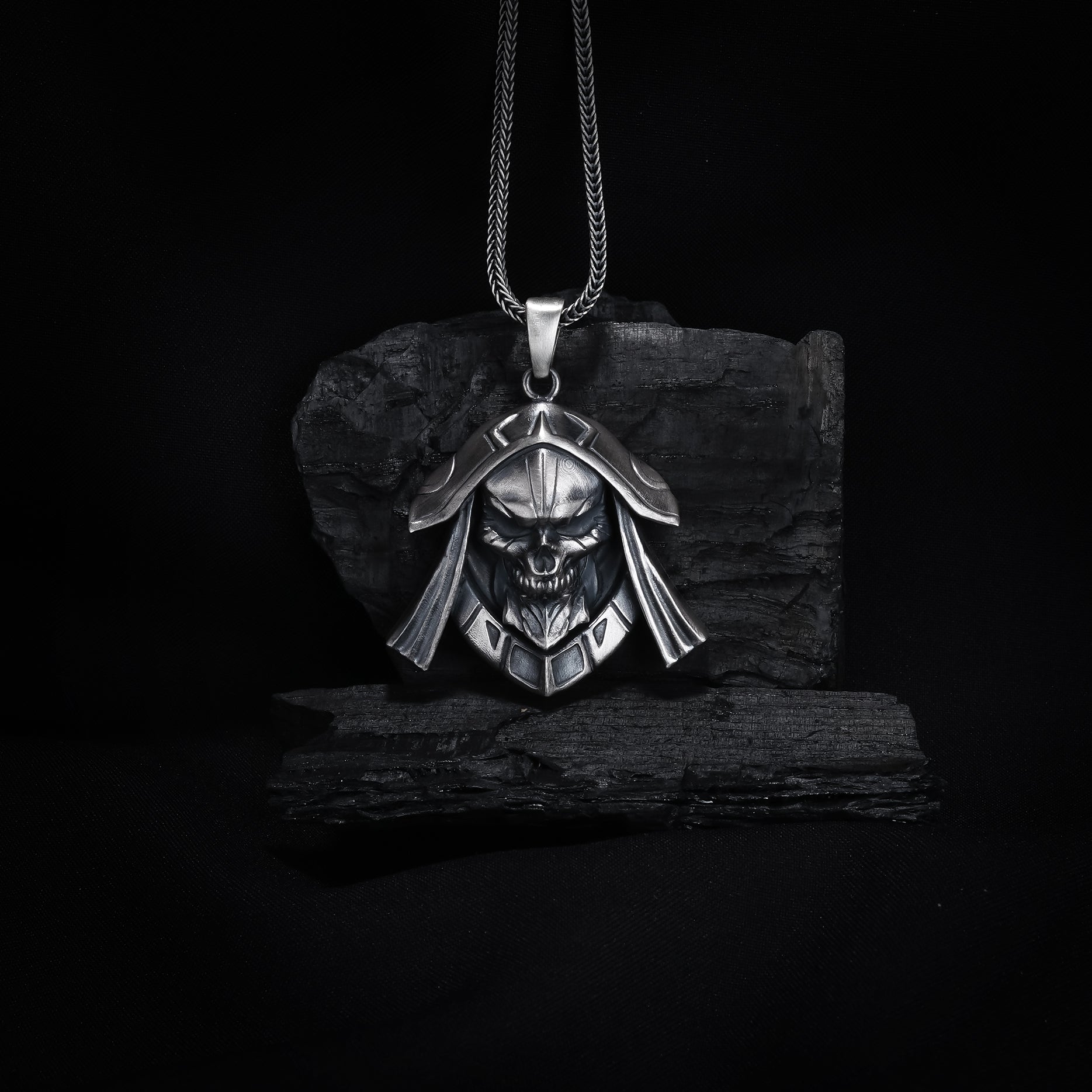 Samurai Skull Pendant