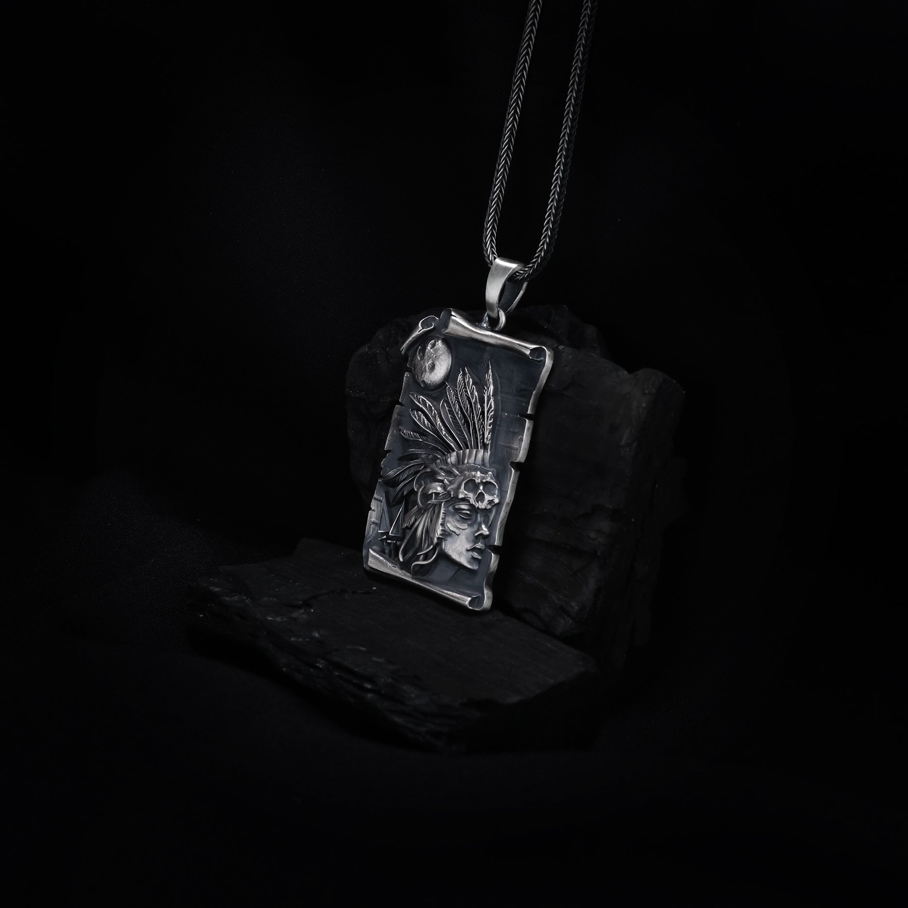 Native Headdress Pendant