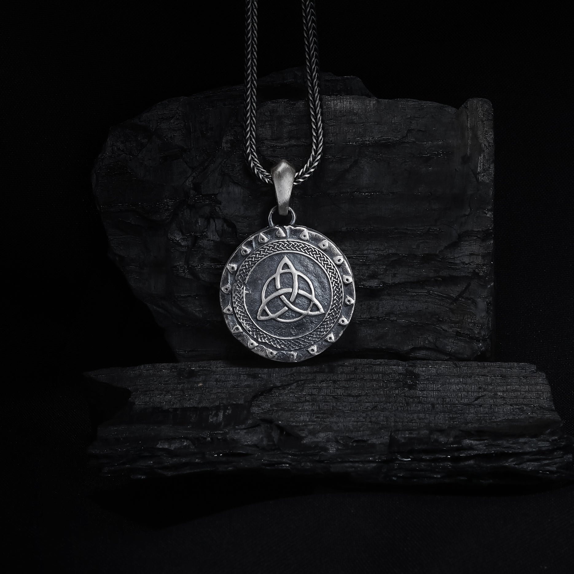 Goddess & Lions Pendant