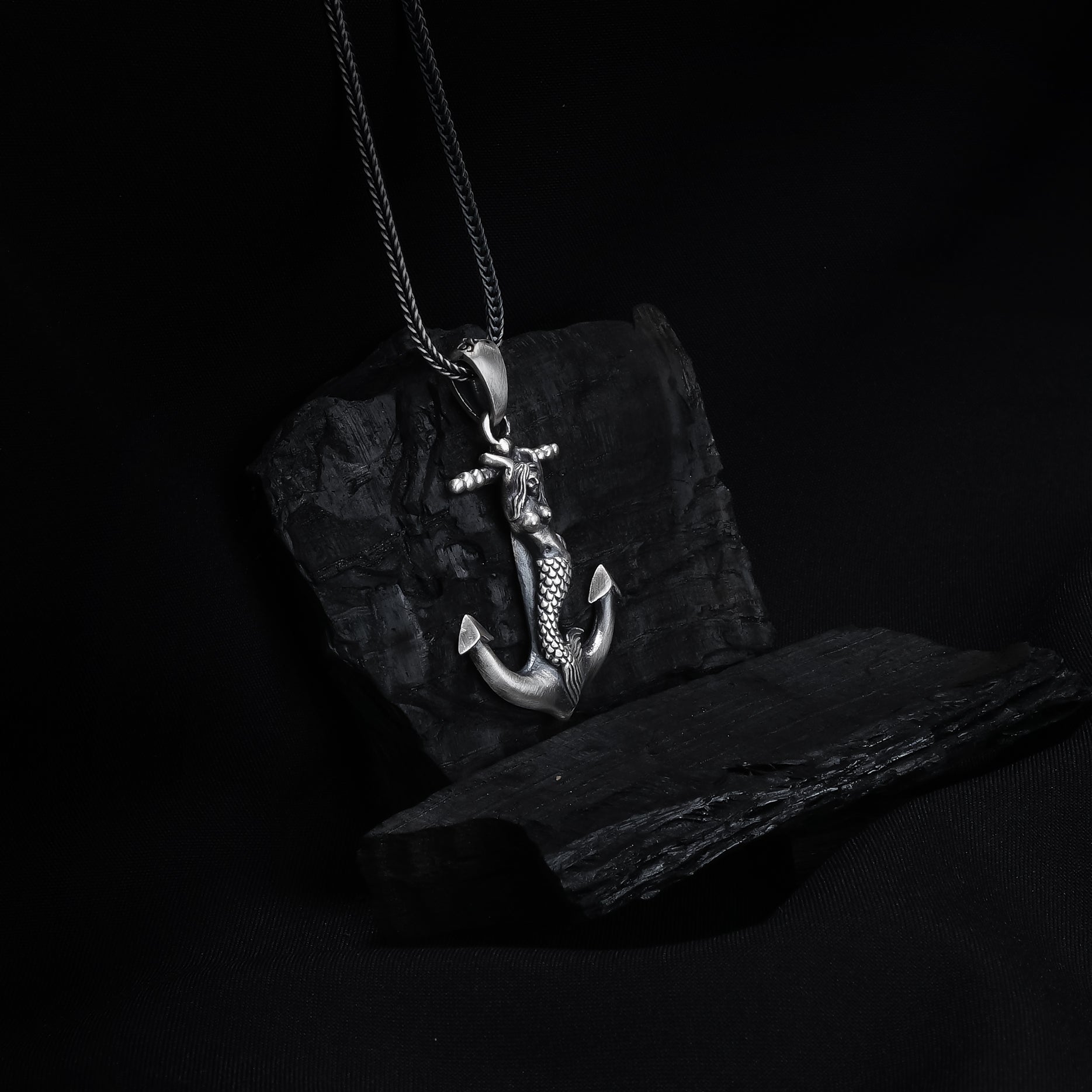 Mermaid Anchor Pendant
