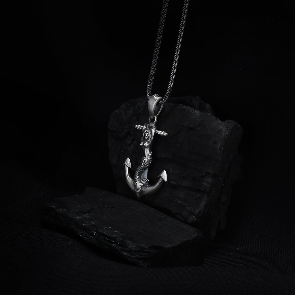 Mermaid Anchor Pendant
