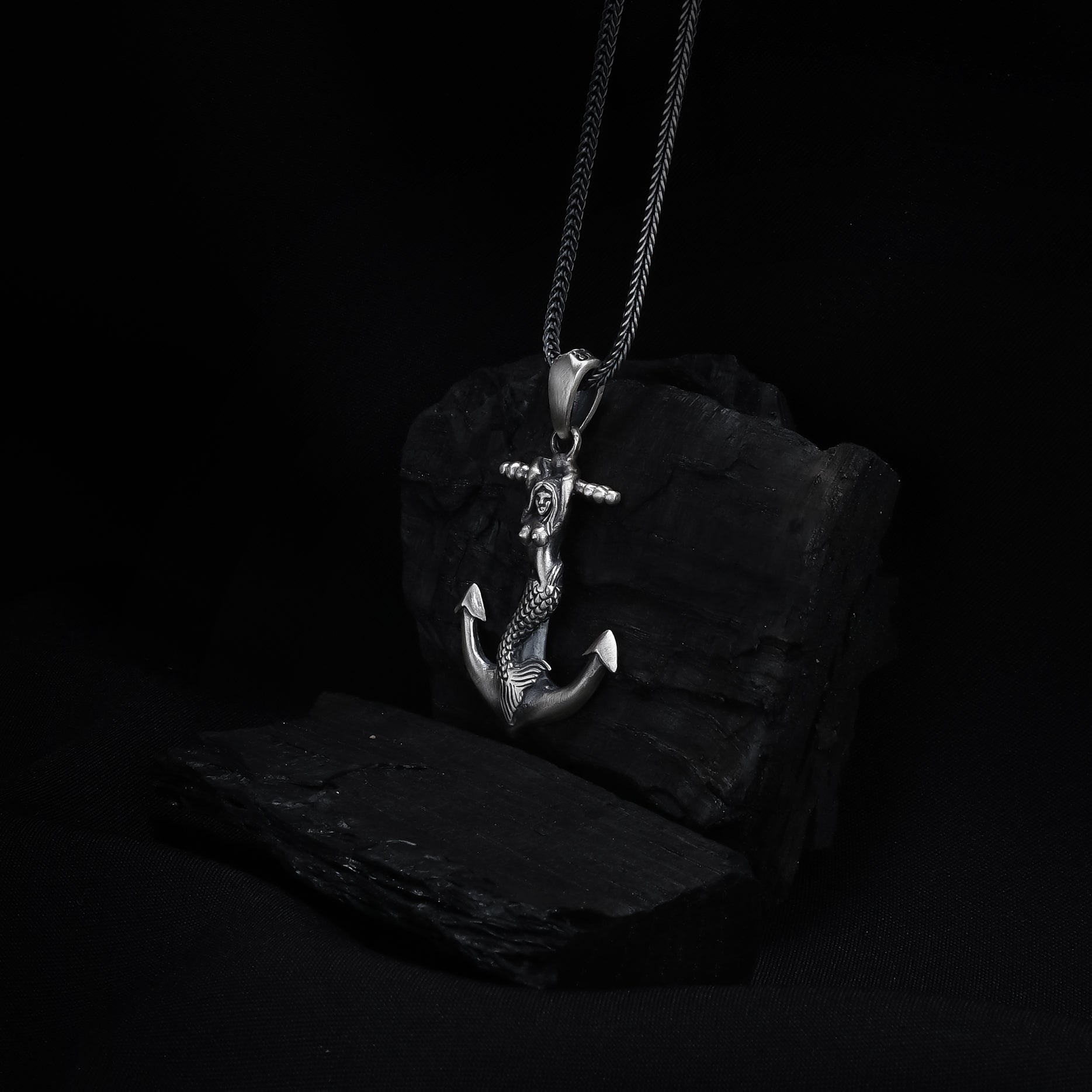 Mermaid Anchor Pendant