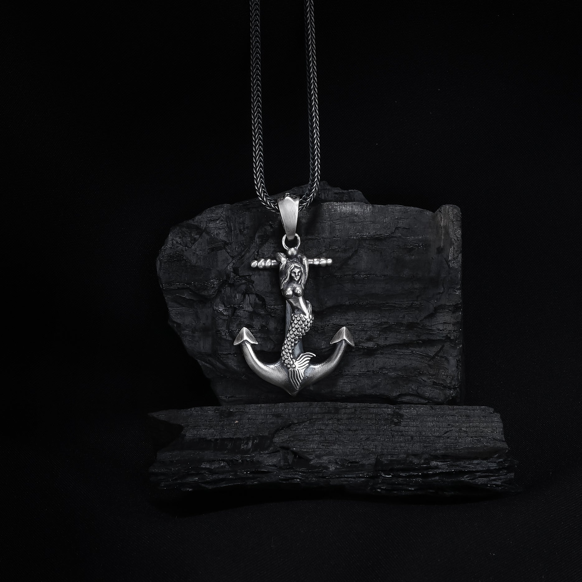 Mermaid Anchor Pendant