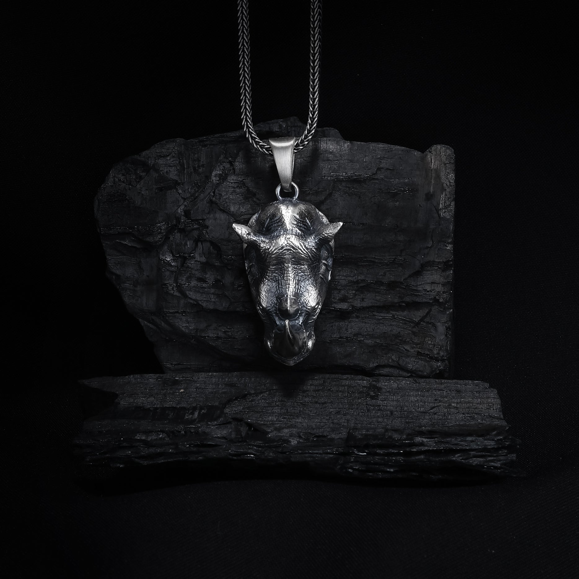 Rhino Head Pendant