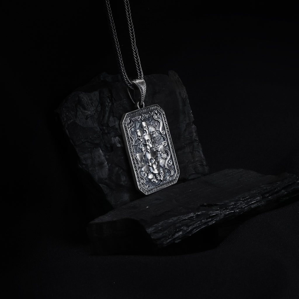 Skull & Serpent Pendant