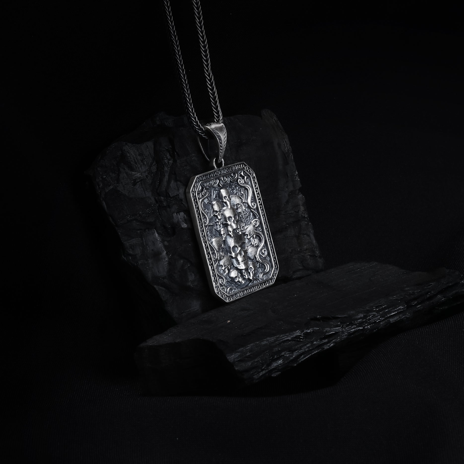 Skull & Serpent Pendant